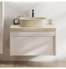Тумба под раковину Kerama Marazzi Modula 80 подвесная, белая глянцевая
