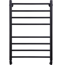 Полотенцесушитель водяной Comfysan Luce W-8 80х50 черный матовый