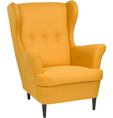 Кресло Шведский стандарт Вало Twist 10 yellow-orange, опора светлое дерево