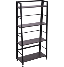 Стеллаж BRABIX Smart SH-007 складной, ясень анкор, каркас черный
