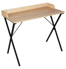 Письменный стол BRABIX Loft CD-008 90х50 см, дуб натуральный, ножки черные