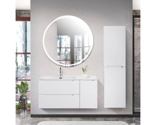 Мебель для ванной комнаты BelBagno Etna 100 L 2 ящика, дверца, bianco lucido