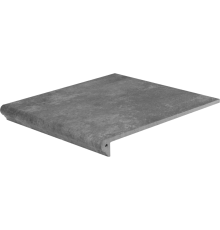 Ступени Westerwälder Atrium Dunkelgrau Florentiner-Stufe матовые, ректифицированные 31х32