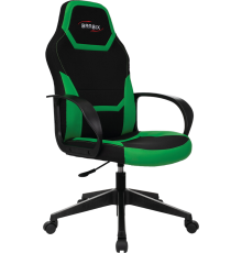 Игровое кресло BRABIX Alpha GM-018 черное, зеленое