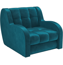 Кресло-кровать Mebel-Ars Барон бархат сине-зеленый star velvet 43 black green