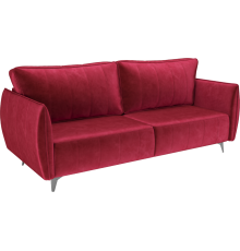 Диван Mebel-Ars Осло бархат красный star velvet 3 dark red