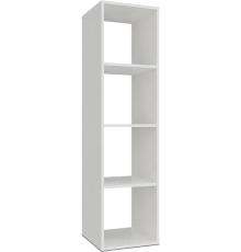 Стеллаж Mebel-Ars Калакс 1х4, 37х39 белый