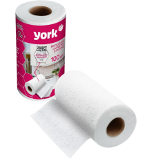 Салфетка для уборки York 020430 в рулоне, 100 шт.