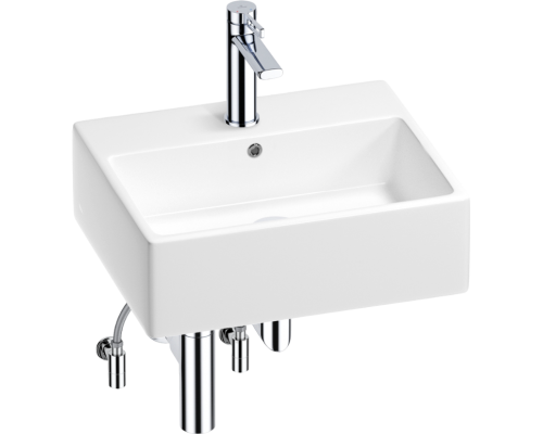 Комплект Wellsee Graceful Pro 201004621 глянцевый белый, хром, 5 в 1