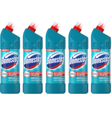 Набор Domestos универсальное моющее средство, свежесть атлантики 1 л, 5 шт