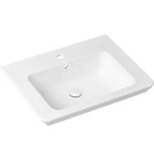 Раковина Lavinia Boho Bathroom Sink Slim 21520867 с донным клапаном, белый матовый