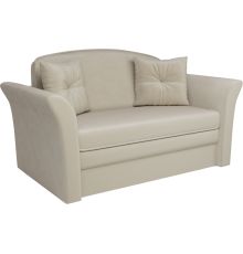 Диван Mebel-Ars Малютка №2 бархат бежевый star velvet 6 light beige
