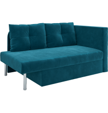 Диван-софа Mebel-Ars Алиса бархат сине-зеленый star velvet 43 black green