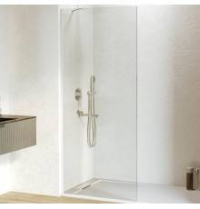 Душевая перегородка RGW Walk In WA-110W 120x195, профиль матовый белый, стекло прозрачное 8 мм