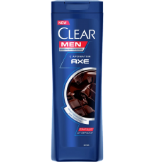 Шампунь Clear Men axe dark temtation, для всех типов волос, для ежедневного применения, 400 мл