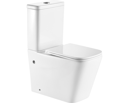 Унитаз-компакт EvaGold A2808 безободковый, с микролифтом