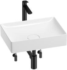 Комплект Wellsee Pure BY Wellsee 201004377 глянцевый белый, матовый черный, 5 в 1