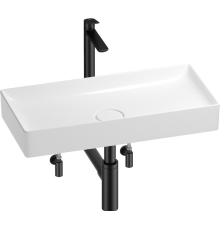 Комплект Wellsee Pure BY Wellsee 201004457 глянцевый белый, матовый черный, 5 в 1