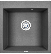 Мойка кухонная KRONA Quadrat W510-520 1 51х50 см, graphite