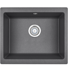 Мойка кухонная KRONA Quadrat W550-460 1 55х46 см, graphite