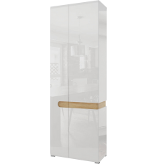 Шкаф Stolline Катания СТЛ.331.01 двухдверный, белый, дуб небраска