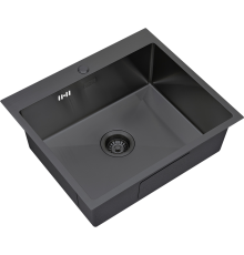 Мойка кухонная S.K.Sanitary SKS 5951 GRAFIT с сифоном