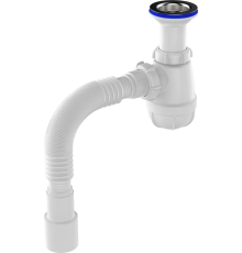 Сифон для мойки Aquant Standart B0515-17-MR с удлинённой горловиной