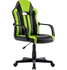 Игровое кресло BRABIX Stripe GM-202 черное, зеленое