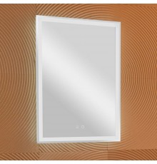 Зеркало Silver Mirrors Рига Voice 60x80 с подсветкой, с подогревом
