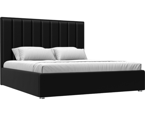 Кровать Лига Диванов Афродита 180 экокожа черная
