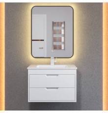 Мебель для ванной комнаты Uperwood Modul 65 подвесная, 2 ящика, матовая белая