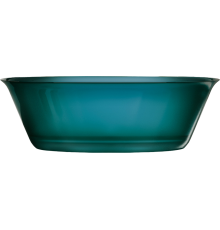 Ванна из полиэфирной смолы Abber Kristall Aquamarin 170x75 см, отдельностоящая, овальная, с донным клапаном, голубая