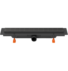 Душевой трап (лоток) Milleau Flow M550FB 55 см, матовый черный