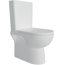 Унитаз-компакт Teymi Aina T40205 с микрофлитом, безободковый, белый