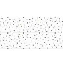Плитка настенная Global Tile Siluet GT125VG глянцевая 50x25 белая, мозаика