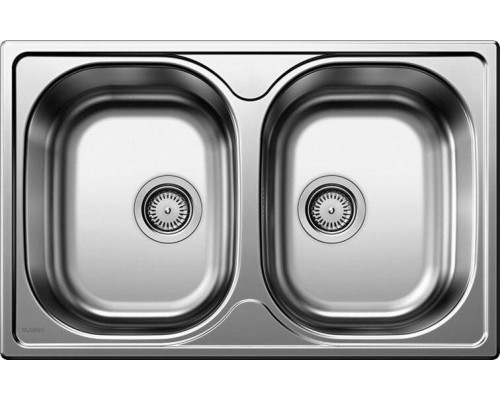 Мойка кухонная Blanco Tipo 8 Compact сталь матовая (Ненадлежащее качество: выставочный образец)