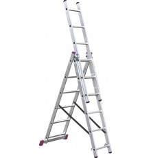 Стремянка Krause Corda 010360 6 ступеней, телескопическая