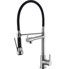 Смеситель для кухни BelBagno BB-LAM50-IN с гибким изливом (Ненадлежащее качество: выставочный образец, нет упаковки, нет креплений)