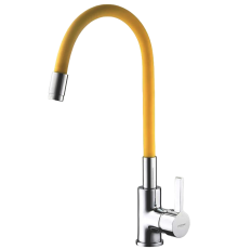 Смеситель для кухни Ledeme Rainbow L4898-4 желтый