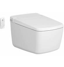 Унитаз подвесной VitrA V-Care Prime 7231B403-6216 безободковый, с биде и микролифтом