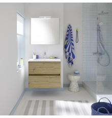 Burgbad Rocio Тумба 80см., подвесная, цвет: дуб/Urban. WYCX078F6227