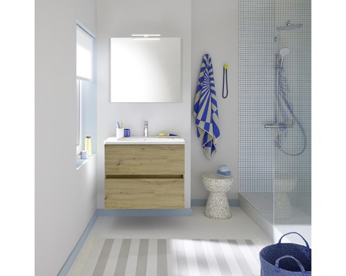 Burgbad Rocio Тумба 80см., подвесная, цвет: дуб/Urban. WYCX078F6227