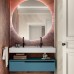 Oasis Profilo Композиция №10 Комплект мебели 120х51.5х h220см., подвесной, цвет: белый матовый/Cobalto/хром.