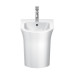 Duravit White Tulip Биде напольное 37x58х42 см, с переливом, с 1 отв., цвет: белый. 2293100000