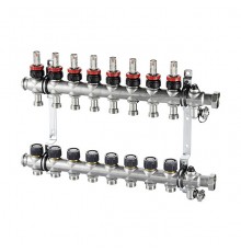 Коллекторы Oventrop Multidis SF PN6 с расходомерами вставками M30x1,5 1 х3/4 ЕК-7 вых.. 1404357