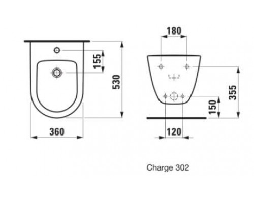 Laufen Pro Биде подвесное 53x36x34.5см, с 1 отв. под смеситель, цвет: белый. 8.3095.2.000.302.1 Laufen Pro Биде подвесное 53x36x34.5см, с 1 отв. под смеситель, цвет: белый. 8.3095.2.000.302.1