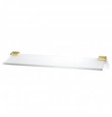 Decor Walther Corner GLA60 Полочка стеклянная 60x12см, подвесной, цвет: золото. 0561020