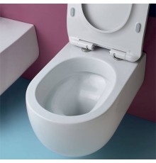 Kerasan Flo Унитаз подвесной 54х37см, безободковый, цвет: белый. 311101