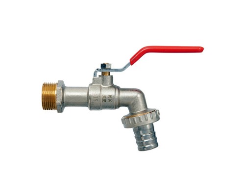 Кран шаровой водоразборный латунный Smart Install 3/4 x1 . 57212S Кран шаровой водоразборный латунный Smart Install 3/4 x1 . 57212S