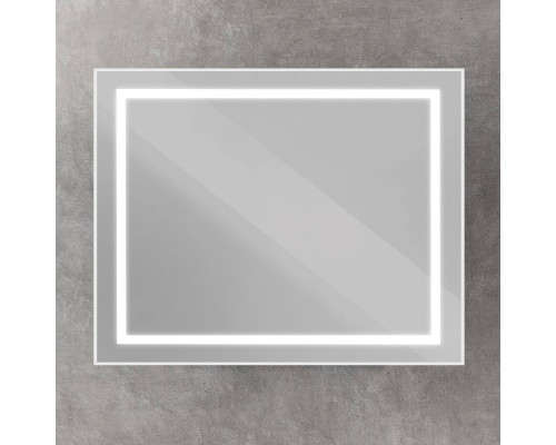 Зеркало BelBagno Kraft, 100x80, с подсветкой, сатин